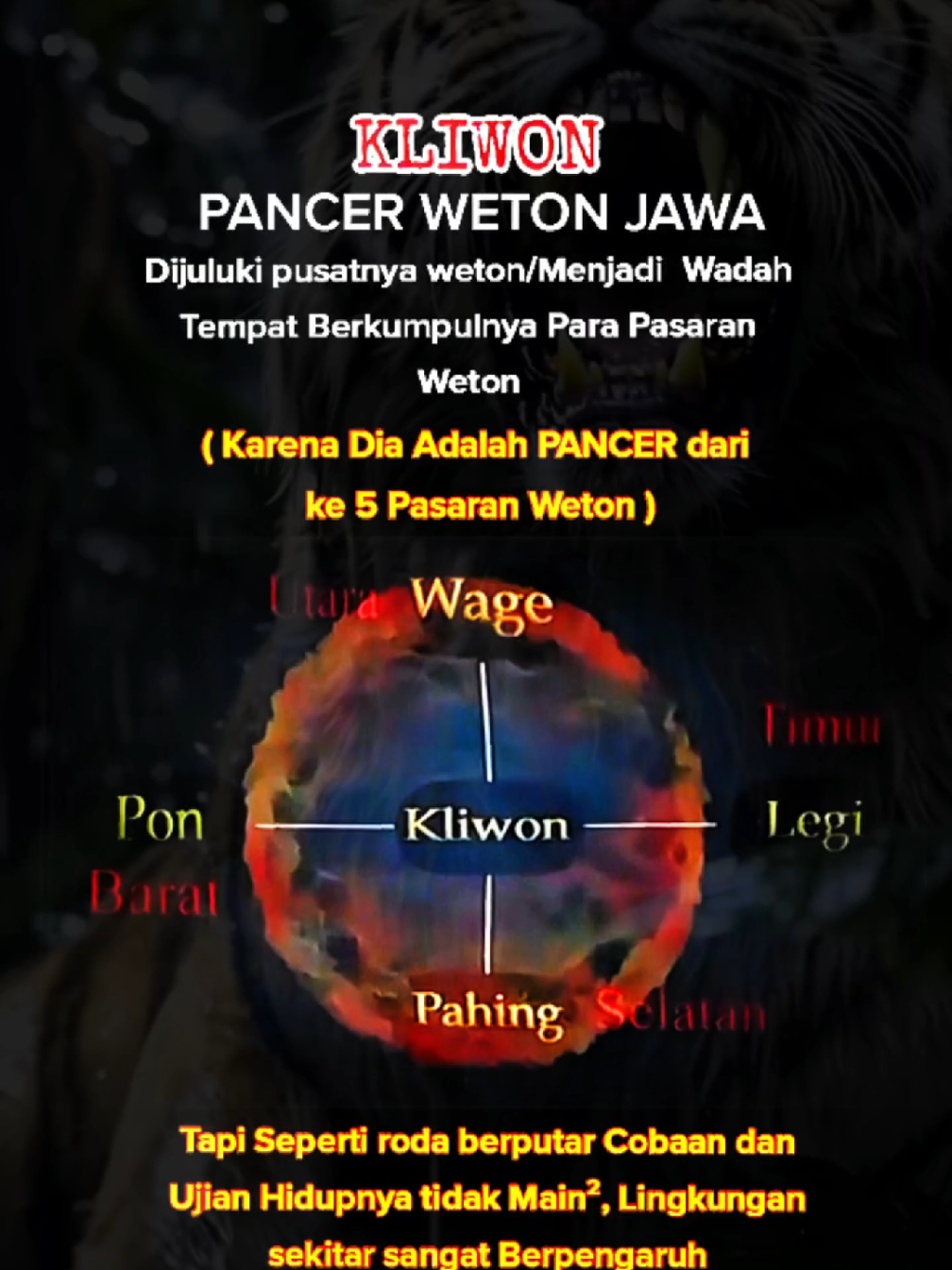 WETON KLIWON,PUSATNYA WETON🔥#wetonkliwon #kliwon #tulangwangi #pituturjawa #wayang #fyp #trending #viral
