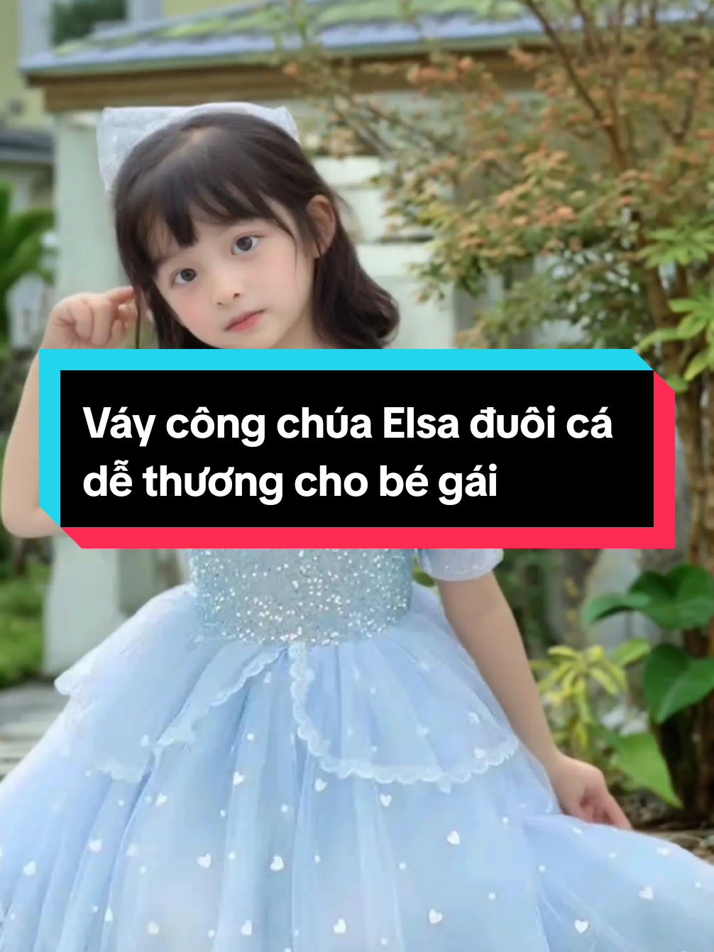 Váy công chúa Elsa đuôi cá dễ thương cho bé gái #vaytreem #thoitrangtreem #vaybegaidangyeu #vaydepchobe #thoitrangbegai 