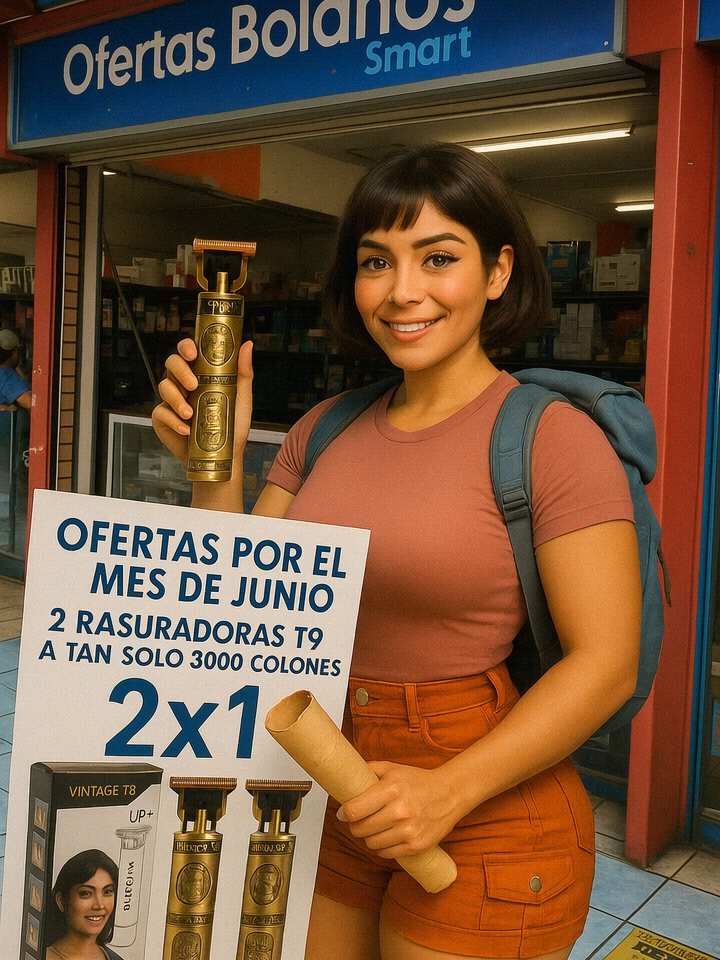 rasuradora t9 2x1 a tan solo 3mil colones