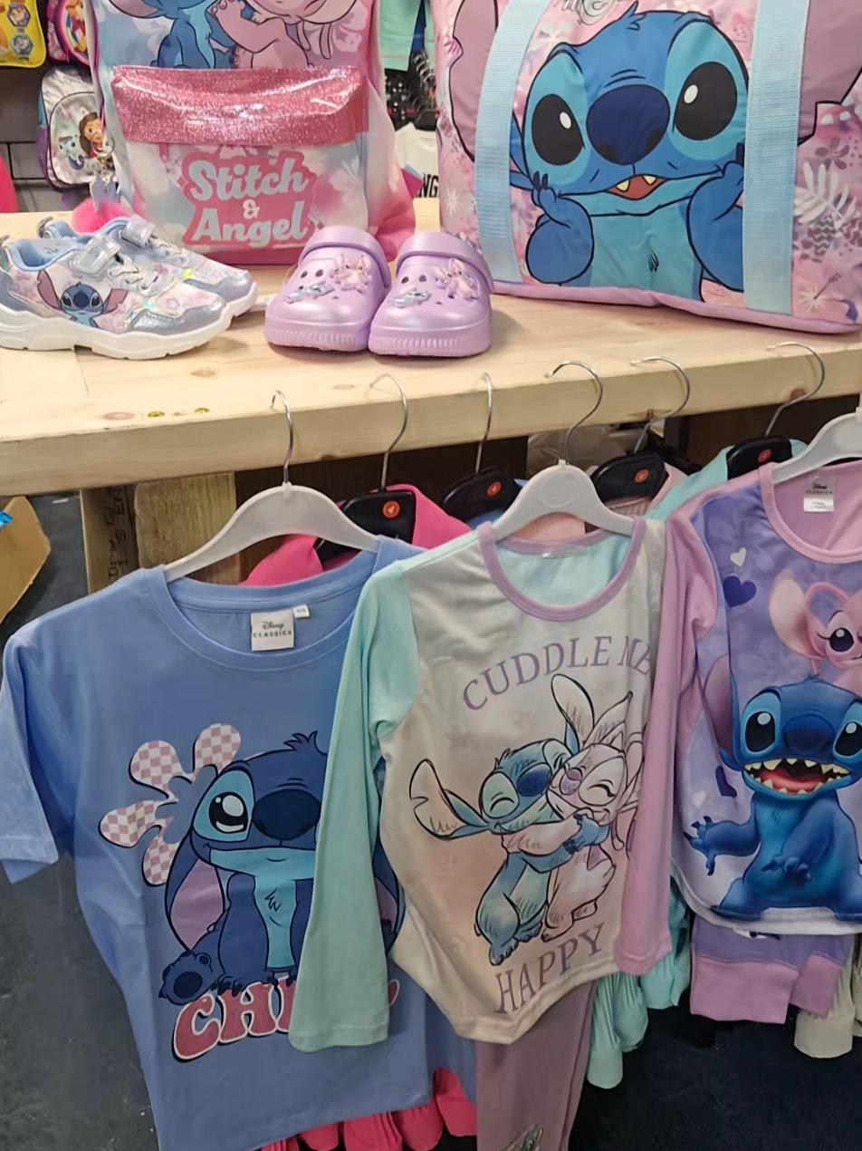 LOTS of stitch items! we have Pj's, Trainers, T-shirts, Clogs, Bags & MUCH more  #fyp #stitch #disney #liloandstitch #tiktokshop #foryoupage❤️❤️ #welovestitch #kidsclothing #characterclothing 