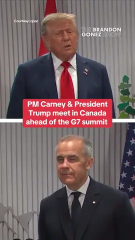 World leaders are meeting for the G7 summit in Canada and it was the first face-to-face since May with Prime Minister Mark Carney and U.S. President Donald Trump. Trump said he’s “a tariff person” while calling Carney’s trade strategy “more complex.” Did you spot Trump's Canadian pin that he's wearing and what do you think of it?  #MarkCarney #DonaldTrump #G7Summit 