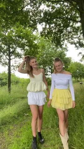 💛 #byroosfashion #OOTD #fashiontiktok #fyp #outfit #top #skirt #fashion #party #yellow #21diner #graduationoutfit #geel #SmallBusiness 