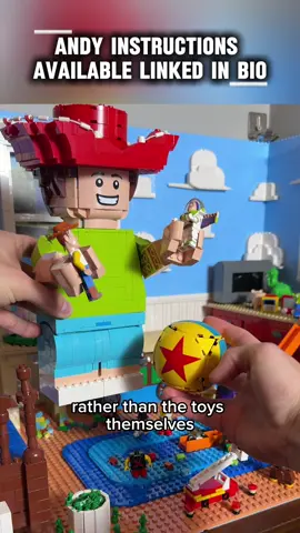 Let's go add this new LEGO Pixar set into our LEGO Toy Story Andy's Room display! 😁  You can get the instructions for this Andy and many other LEGO Toy Story creations on my Rebrickable page with the link in my bio! 🔗👆  #lego #toystory #legotoystory @LEGO @Disney @Pixar 