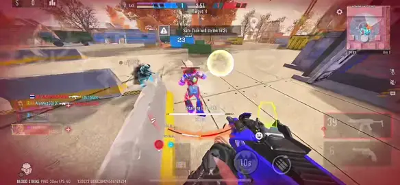 Aggressive gameplay 🔥  #fyp #bloodstrike #highlights #goviral #aggressive #mobilegameplay 