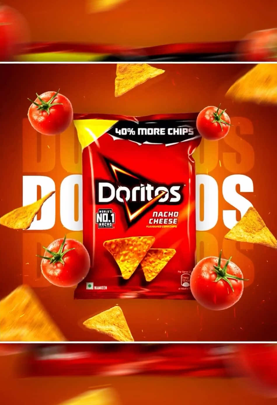 🧀🔥 Nacho average chip… Doritos just leveled up with 40% MORE CHIPS inside! 💥 Bold crunch. Explosive flavor. Always on point. Tag your snack buddy! 👇 #Doritos #NachoCheese #SnackTok #FoodieUSA #AmericanSnacks #CrunchTime #TikTokMadeMeBuyIt #viralsnacks 