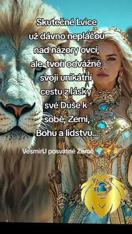 Neplač nad názory ovcí, ale tvoř odvážně svou cestu...🦁🌞