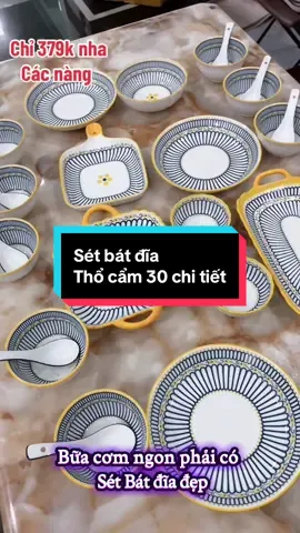 Mâm cơm ngon phải có bát đĩa đẹp nha các Mom#tiktoklive #livehighlights #minhlaha #giadung #viraltiktok #bat #giadung #xuhuong 