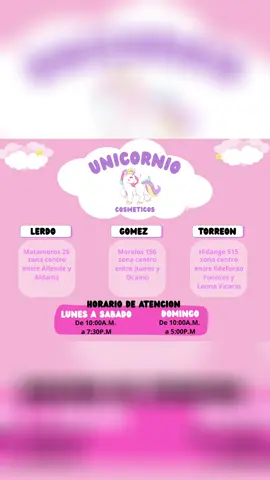 Ofertas Unicornio 🦄 Torreón, Gómez y Lerdo 10AM A 7:30PM las esperamos 🛍️