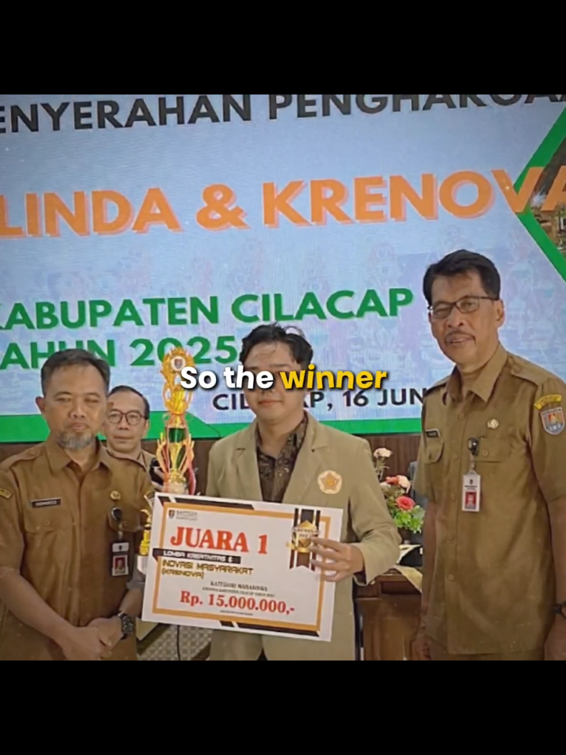 Thanks God 🤍 #krenova #winner #ugm #fyp #lomba #juara 