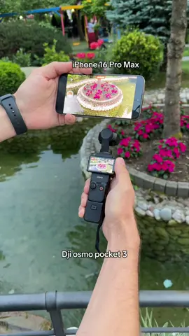 iPhone 16 Pro Max vs. Dji Osmo Pocket 3 😬 #dji#djiosmo#djiosmopocket#djiosmopocket3#iphone#iphone16promax#iphone16#iphonetricks #fyp#foryou#betimmb#apple