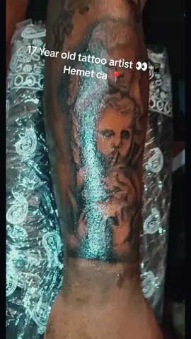 6 hour sleeve 👀👀 17 YEAR OLD TATTOO ARTIST✍️💉🩸 DM for booking 📲📲 Ignore↘️  #hemet #tattooartist #sanjacinto #hemetca #newartist #inlandempiretattooartist #fypppppppppppppppppppppppppppppppppppppppppppppppppppppppppppppppppppp #fypシ❤️💞❤️ #viral