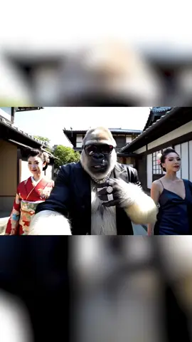 El mono blanco con la IA #ai #amazing #ia #imparable #veo3 inteligencia artificial papu