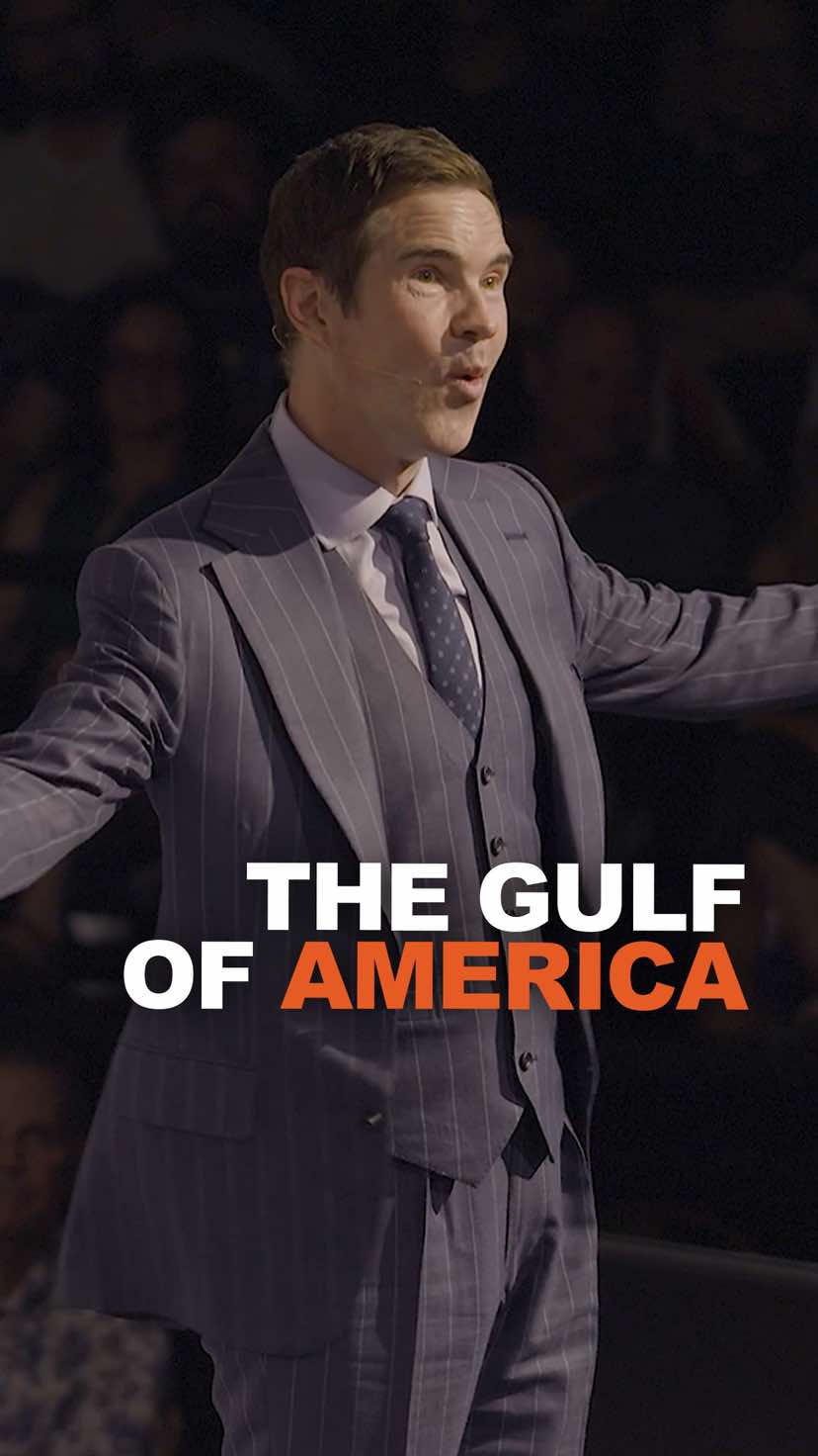 The Gulf of America. US tour tickets - link in bio. #jimmycarr #crowdwork #standup #hecklers #heckles