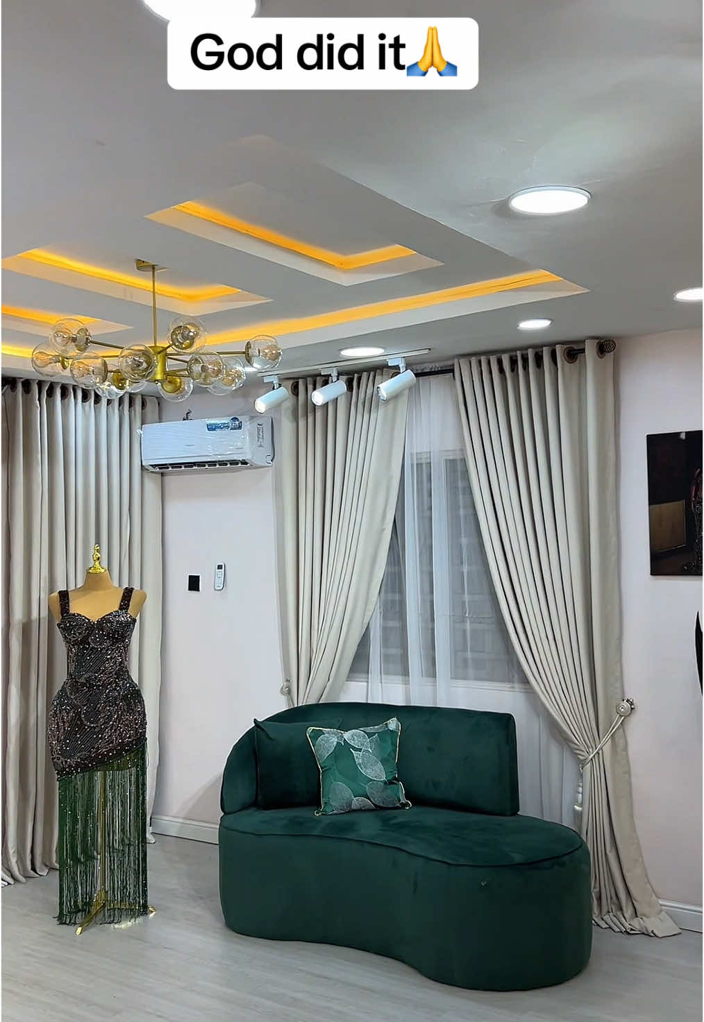 God did it!!!, With the heart full of gratitude,I’m thrilled to reveal our space- THE GRACEY STUDIO.  See what they lord has done for me and my brand🥹.  #grandopening#fashionstudio#bestfashionschoolinibadan#fashionacademyinibadan 