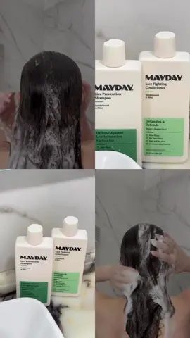 Mayday is a parent-founded personal care brand on a mission to end the panic around lice, sunburns, and bug bites. Lice Prevention Shampoo: ✨Clinically proven to kill 99% of lice and eggs ✨Made with clean ingredients Free from toxins, pesticides, and harsh chemicals ✨Safe for daily use and all hair types, including curly/textured hair Lice Fighting Conditioner: ✨Clinically proven to stun and repel 95% of lice ✨Made with clean ingredients Free from toxins, pesticides, and harsh chemicals ✨Soothes the scalp while helping prevent re-infestation ✨Safe for daily use and all hair types, including curly/textured hair #ad @trymayday 