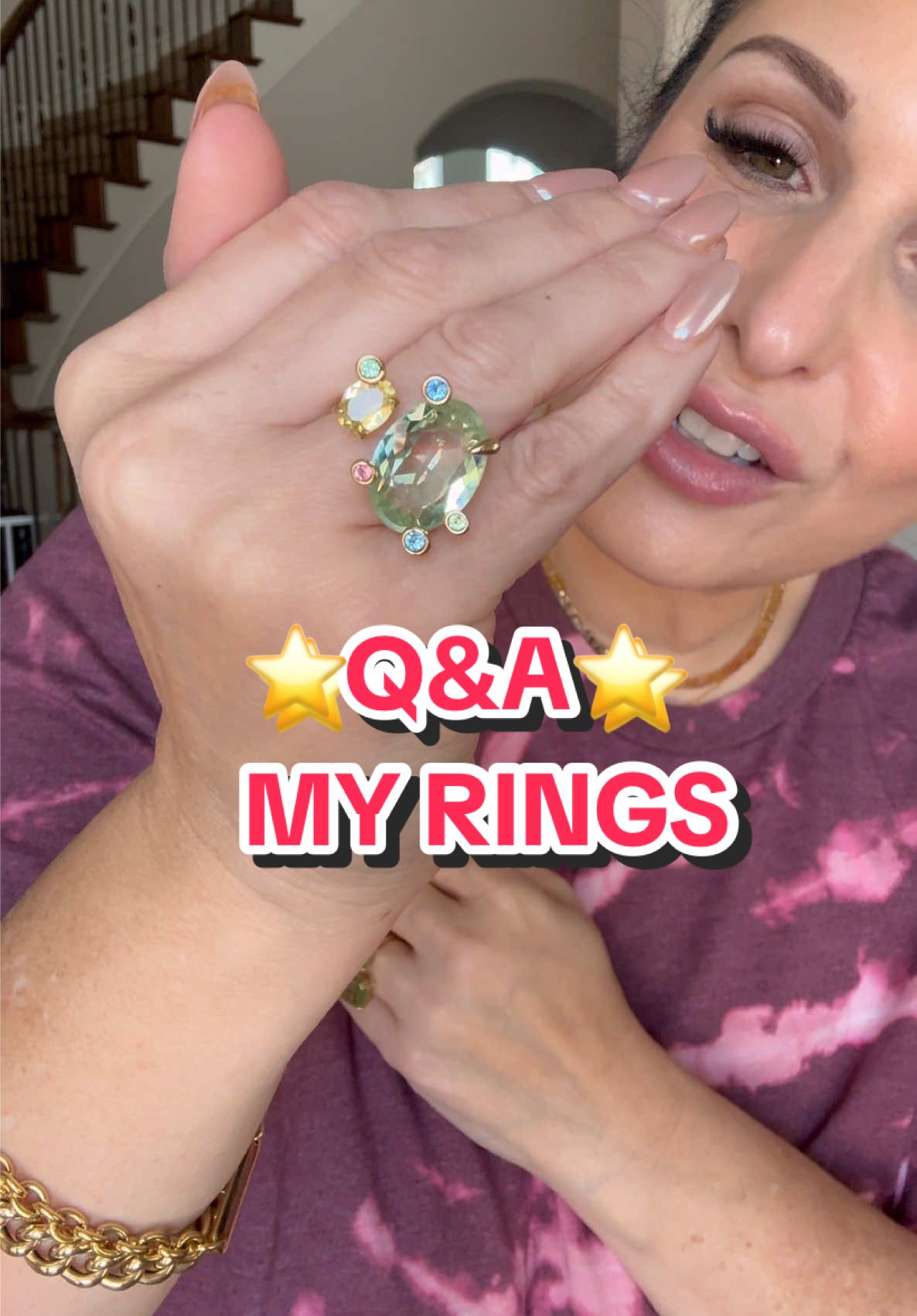 Replying to @kaikaos ⭐️Q&A⭐️ ANSWERING QUESTIONS ON MY RINGS- I love when you guys ask questions 😭 @Swarovski #ring #rings #gema #gemacollection #swarovski #answeringquestions 