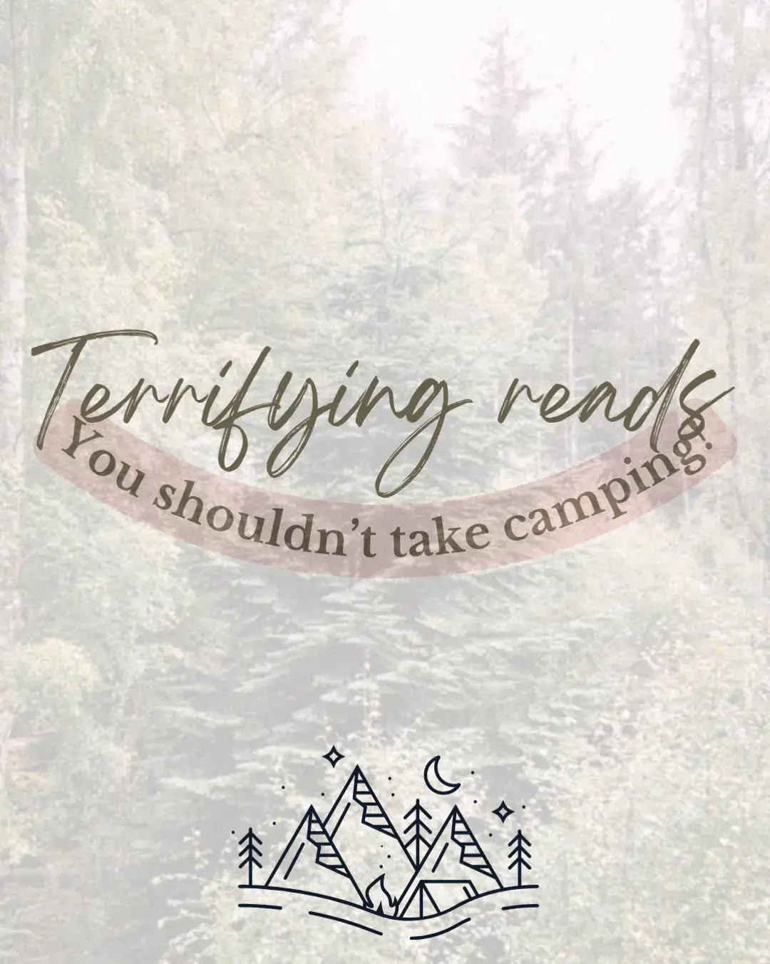 don't take these books camping 🥾🏕️  have you read any of them? #summerween #summerweenbooks #halloweentok #summervibes #spookybooks #horrorbooks #thrillerbooks #BookRecommendations 