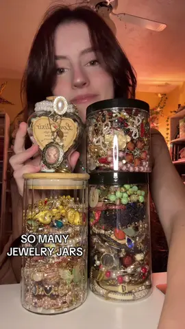 this jar is from @ImiBrand 🫶🏼 such gorgeous handmade pieces i’m OBSESSED! #jewelry #jewelrybusiness #jewelrytok #SmallBusiness #trend #trend #aesthetic #mermaid #mystery #mysteryjewelry #mysteryjewelryjar #jewelryjar #asmr #mysteryjar #mysterybox #jackpot #vintage #trending 
