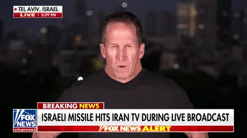 Israeli airstrike hits Iran's state TV building during live broadcast. The strike came as the Israeli military claimed to have obtained 