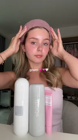 grwm for the day!! 💗✨🫶🏻 #grwm #naturalmakeup #skincare 