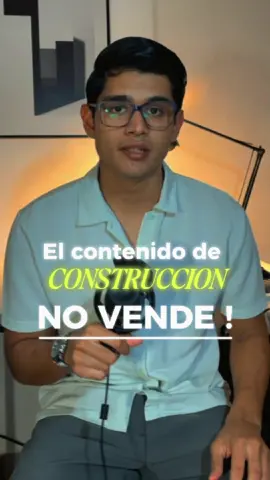 Muchos en construcción suben contenido solo para “verse profesionales”, pero no entienden por qué no convierten esos likes en clientes. Mostrar una obra bonita no vende si no comunicas cómo resolviste un problema. El verdadero contenido que atrae clientes es el que responde dudas reales. #constructores #constructoras #arquitectos #fyp #contenido 