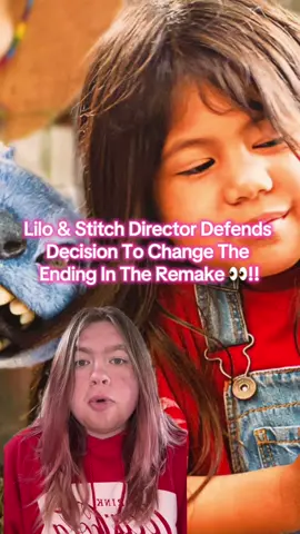 Lilo & Stitch director defends decision to change the ending 👀!! #LiloAndStitch #LiloAndStitchLiveAction #NaniAndLilo #Lilo #Stitch #Disney #DisneyStudios #fyp #viral 