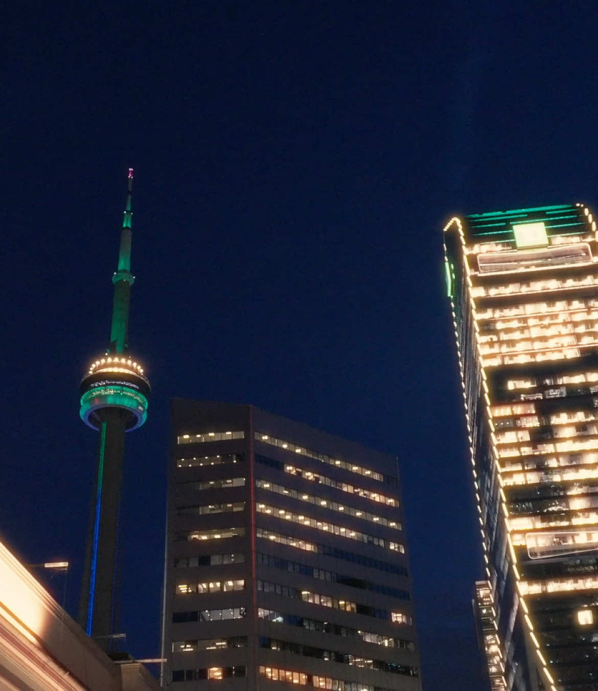 No better city at night than Toronto #Vlog #cinematic #toronto #night #drake #edit #filmmaking #nightlife #nightout 