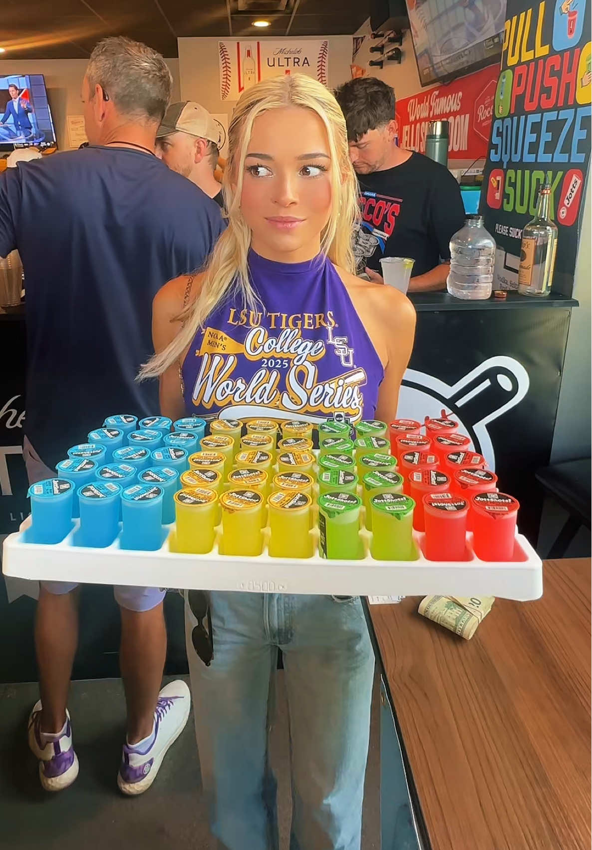Guilty as charged #lsu #baseball #omaha #jello 