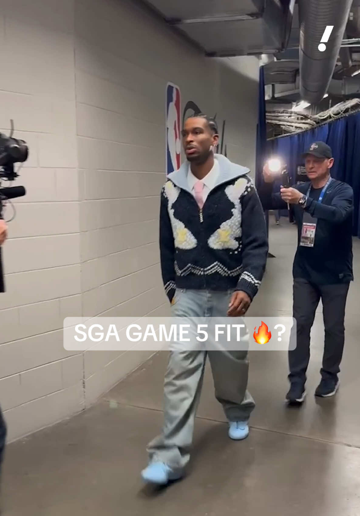 SGA arriving for Game 5 of the NBA Finals 🥶 #NBA #nbafinals #sga #okc #okcthunder 