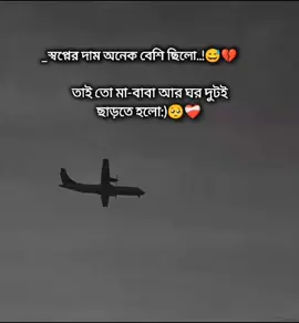 _স্বপ্নের দাম অনেক বেশি ছিলো 😅 তাই তো মা-বাবা আর ঘর দুটোই ছাড়তে হলো..!🥺💔 #saudi_probashi🇸🇦 #foryou #foryoupage🍒 #saudi_probashi🇸🇦 
