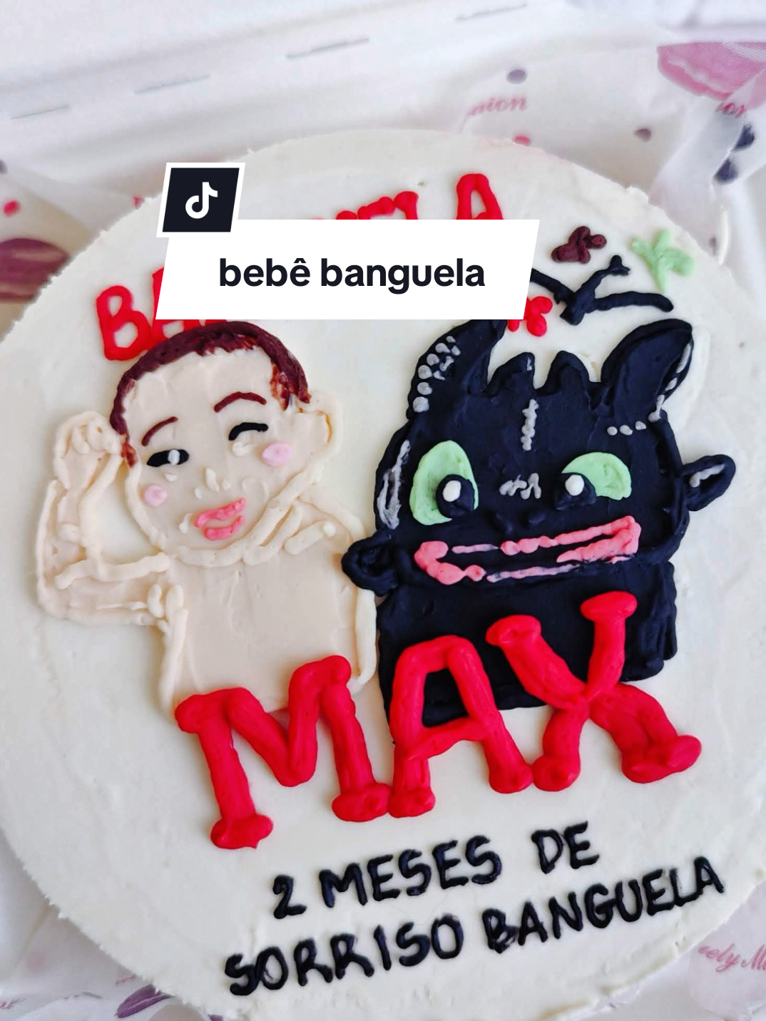 bora decorar um bolo do banguela comigo?  #maternidade #mae #historia #pedidos #clientes #bebes #filme #bebestiktoks 