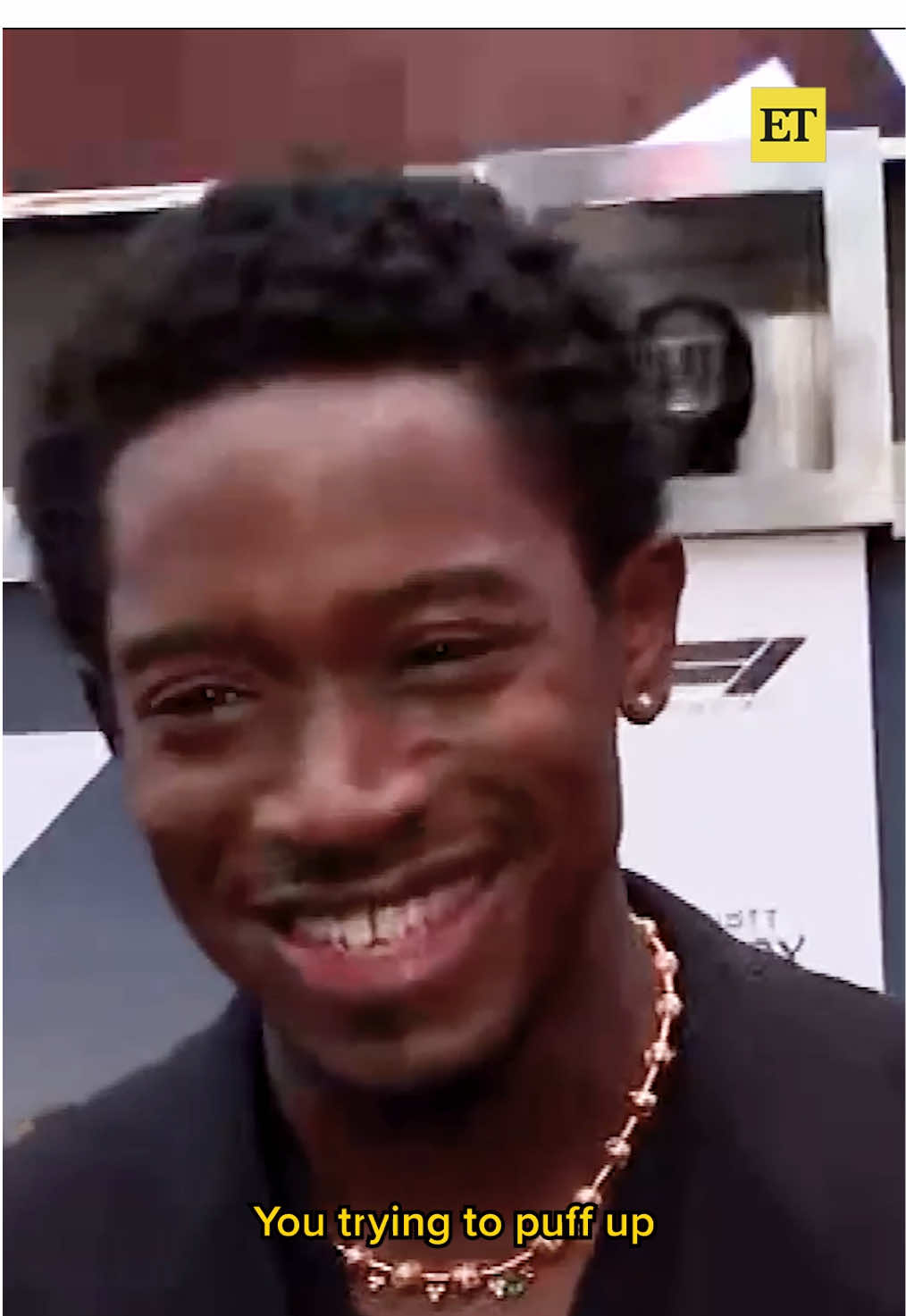 Damson Idris is just out here trying to match Brad Pitt’s energy 🥹🤣 #damsonidris #f1 #f1movie #bradpitt 