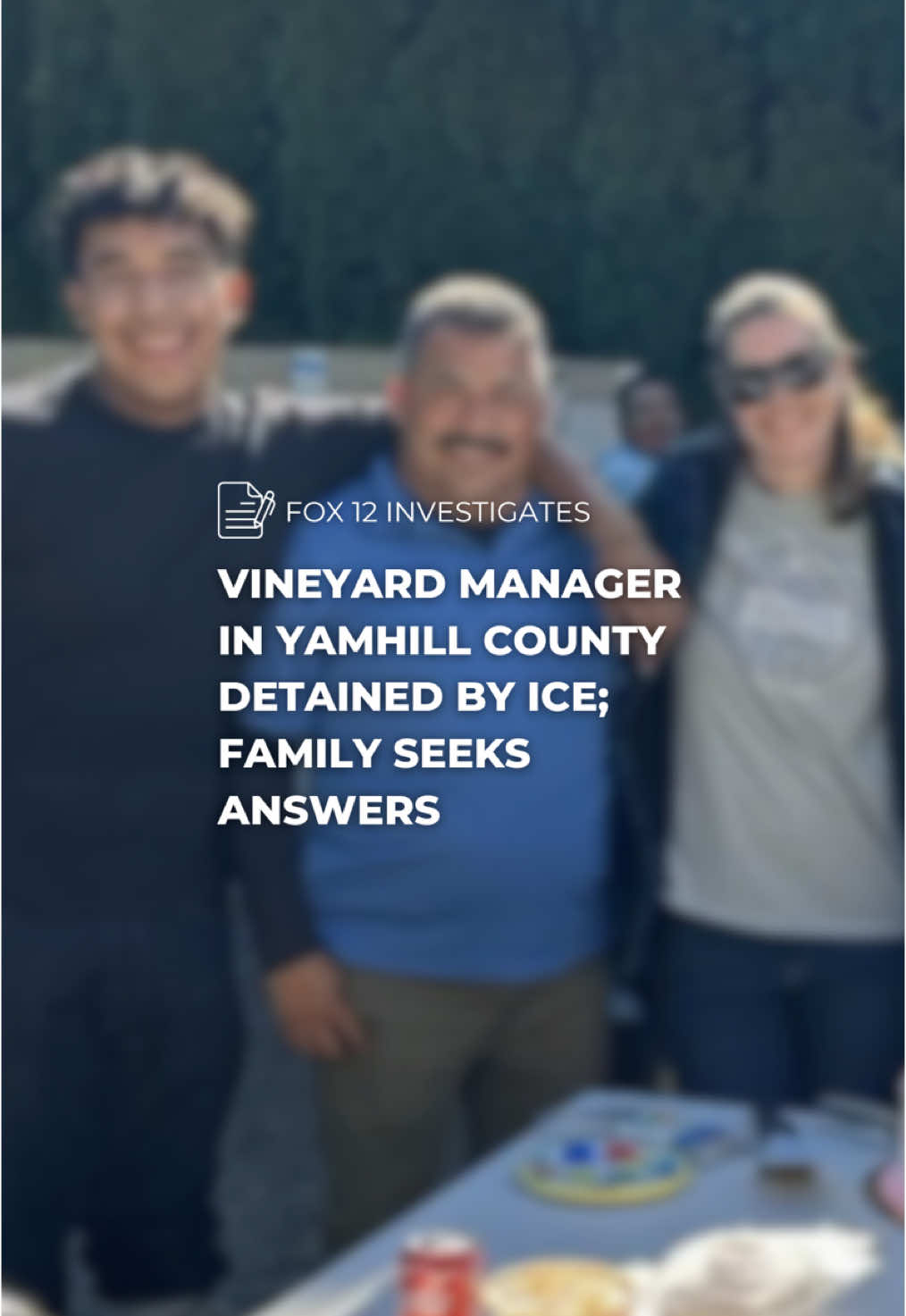 A well-known vineyard manager in the Willamette Valley was detained by US Immigration and Customs Enforcement, according to his family and Rep. Andrea Salinas.  Find the full story on the FOX 12 app. #fyp #news #portland #oregon #ice 