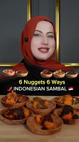 6 Nuggets 6 Ways 😍 pake sambel indonesia, Sambel Fav kalian sambal apaa?? Penasaran bgt aku😮‍💨❤️  #nuggets #mukbang #viralfood