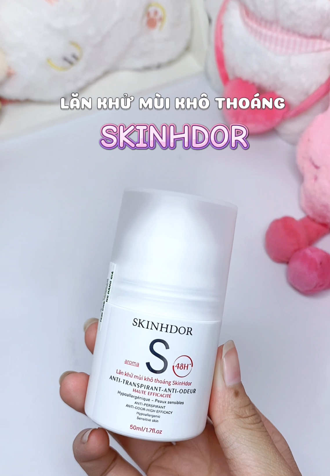 Lăn ngăn mùi & m.ồ h.ôi suốt 48h. Hè mà k có em này là thiếu xót nha✨ @SKINHDOR VIỆT NAM #skinhdor #lannach #lankhumui #unboxing #vrial #xuhuong 