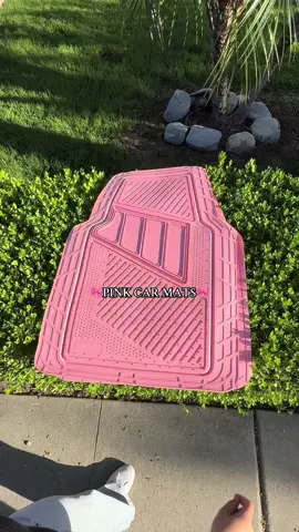 I’m just a girl who loves pink 🎀  #pinkcarinterior#pink#fyp#carmats  