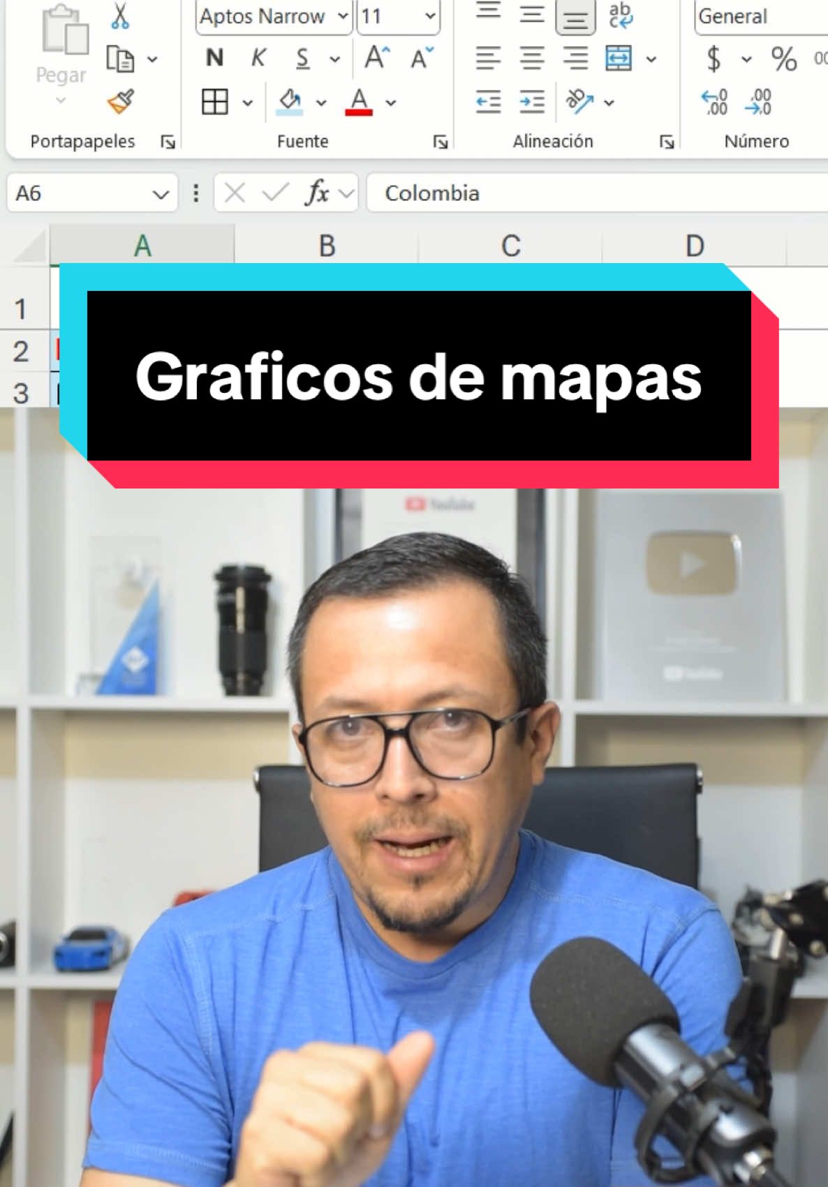 Graficos de mapas en #excel con #elingefrancisco #loaprendientiktok #AprendeEnTikTok 