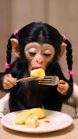 Banana is life #viral #monkey #pet #fyp #viralvideo 