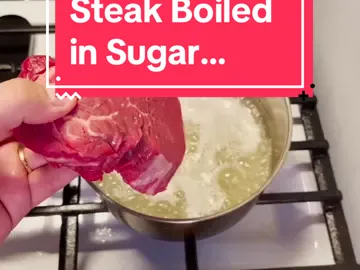 Steak Boiled in Sugar #ordinarysausage #sausage #steakboiled #sugarsteak with @Ordinary Sausage ✅ 