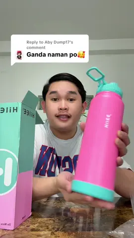 Replying to @Aby Dump17 Ang daming nagtatanong kung saan ko nabili ang Tumbler ko kase ang ganda daw  #fyp #fypage #watertumbler  #hileeflask #hileetumbler 