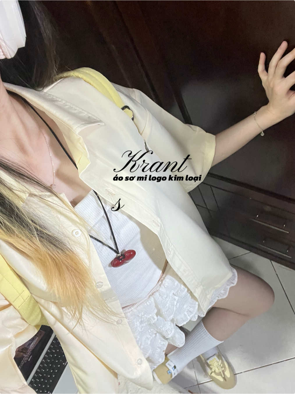 Áo nhà @KARANTS xinh quó mn oi. #karants #aosomi #aosominamnu #OOTD #phoido #outfit 