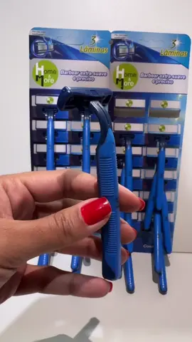 24 peças Prestobarba de 3 lâminas com cabo emborachado e fita lubrificante.  #prestobarba #3laminas #laminas #barba #cabelo #bigode #