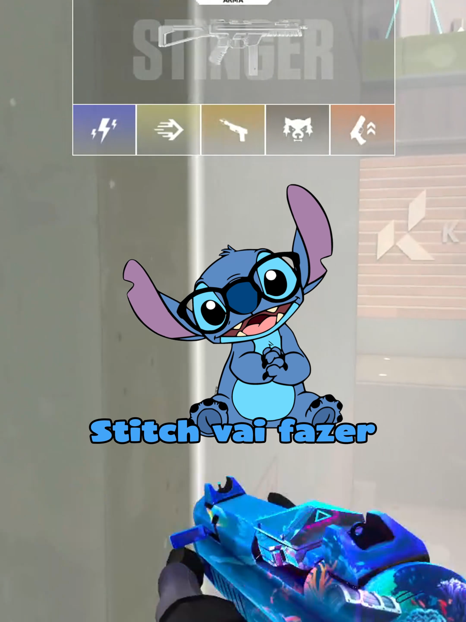 Stitch gamer ataca novamente  #Valorant #valorantbrasil #valorantclips #stitch