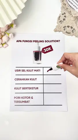 🔥 Kulit halus bukan mimpi lagi! Ada G2G Peeling Solution untuk angkat sel kulit mati dan komedo 🤩❣️ Yuk checkout di TikTok Live sekarang! #g2g #peelingsolution #bekasjerawat #kulitkusam #skincaremencerahkan #ahabhapha 
