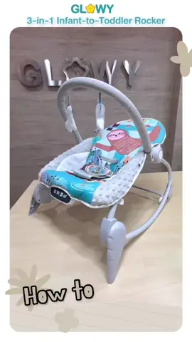 วิธีประกอบเก้าอี้โยก🎠 GLOWY 3-in-1 Infant-to-Toddler Rocker  ใช้ได้ตั้งแต่เด็กแรกเกิด(น้ำหนักไม่เกิน 18 กก.)