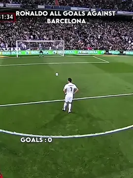 Ronaldo all goals against Barcelona #creatorsearchinsights  #fyp #foryou #foryoupage #viral #goviral #ronaldo #realmadrid #barcelona #ronaldothroughyears #goals #youngronaldo 