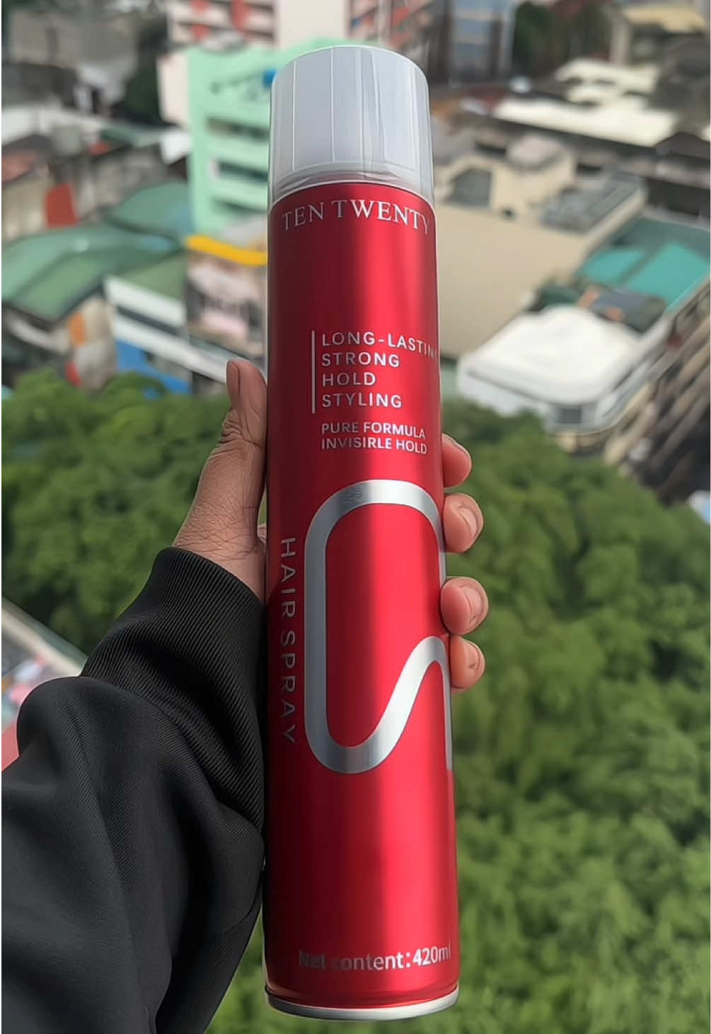 The secret to all day longlasting curl🤭✨ #tentwenty #longlasting #allday #curlyhair #hairspray 