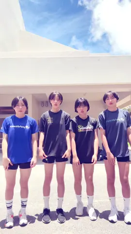 自ら日焼けしに行きます#沖縄 #中2 @ここみ @みと @ひなの 