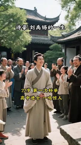 #历史人物 #历史传奇人物 #中国文化 #诗人 #刘禹锡 