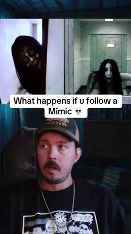 What happens if u follow a Mimic 💀 #mimic #mimicspirit #creepytok #haunted #skinwalkerstories #skinwalker #scarystory #wendigo #ghoststories #spookystory #creepystory 